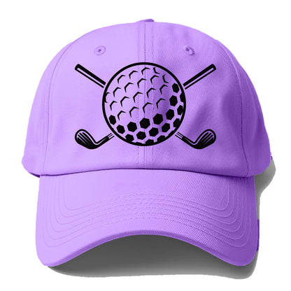 Golf Ball And Clubs Hat