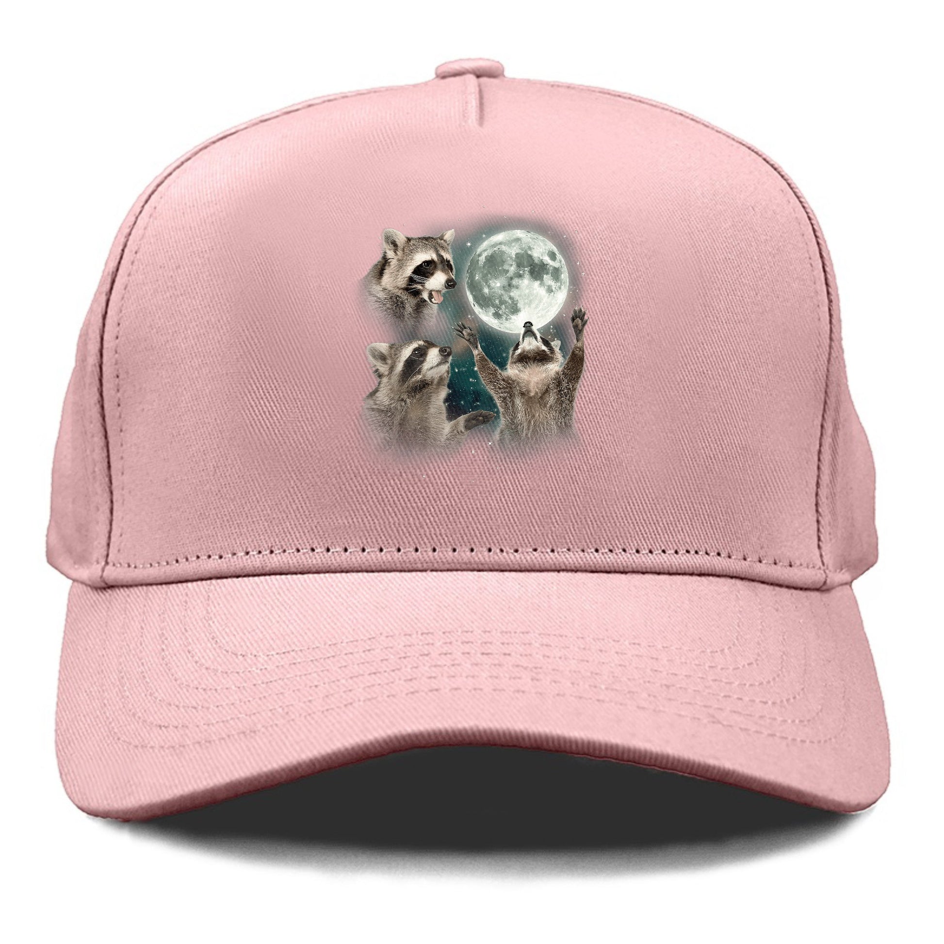 Racoons howling at the Moon Hat