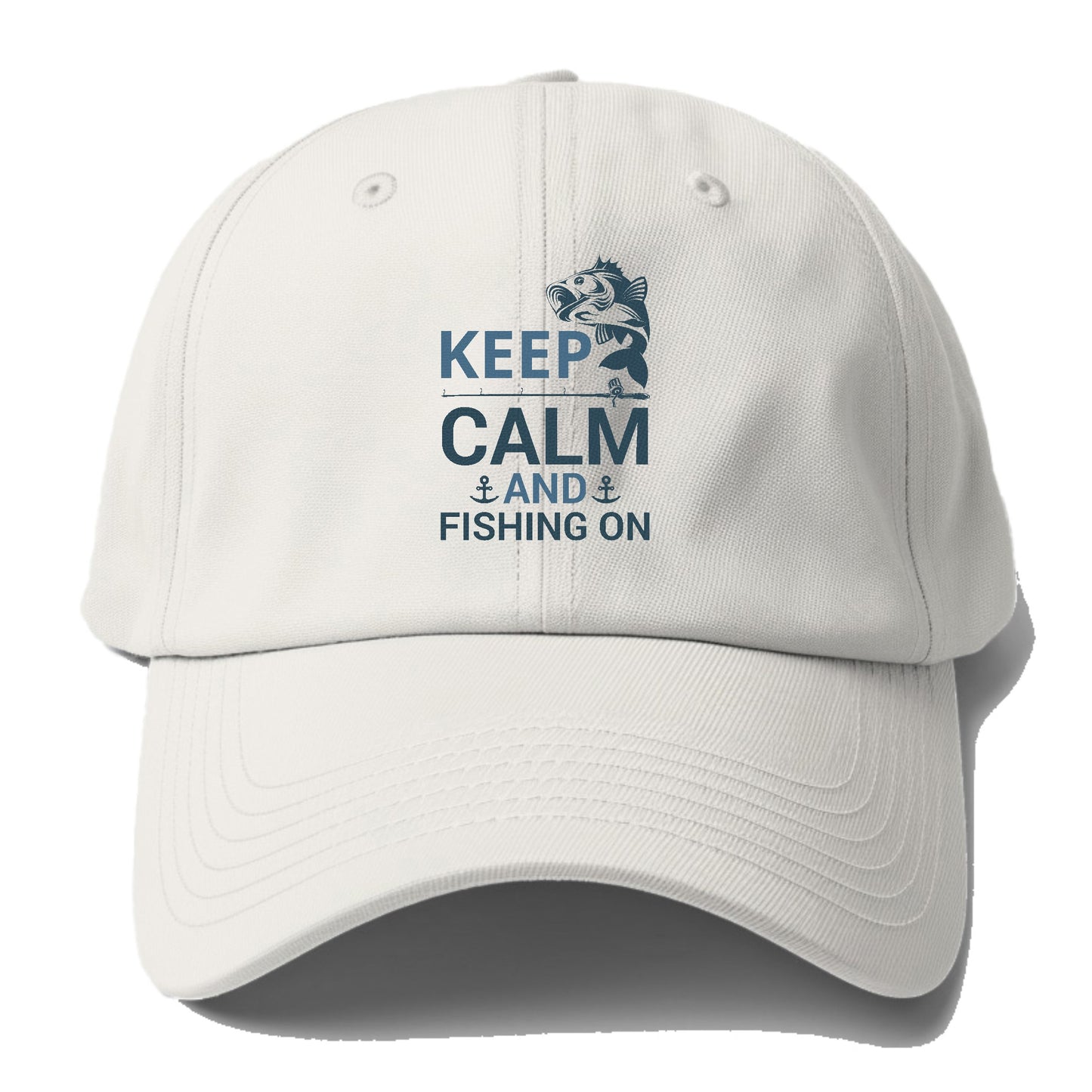 Keep calm and fishing on Hat