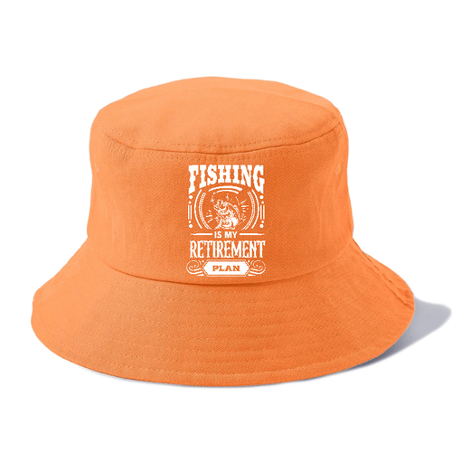 Fishing Is My Retirement Plan Bucket Hat