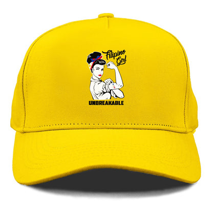 filipino girl unbreakable Hat