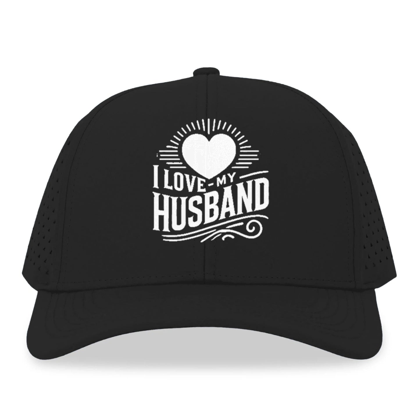 i love my husband Hat