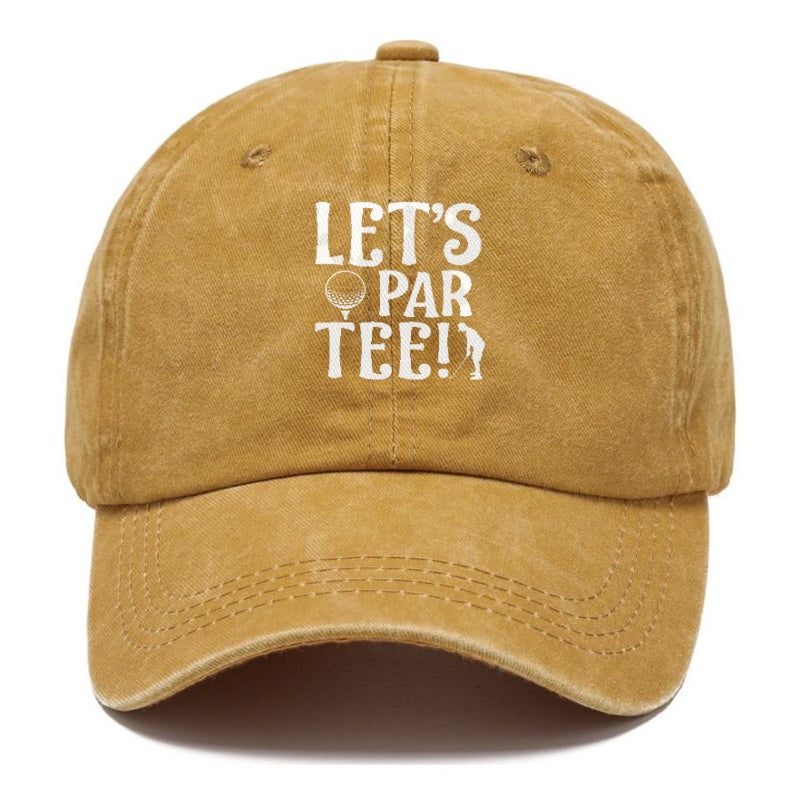 Let's par tee Hat