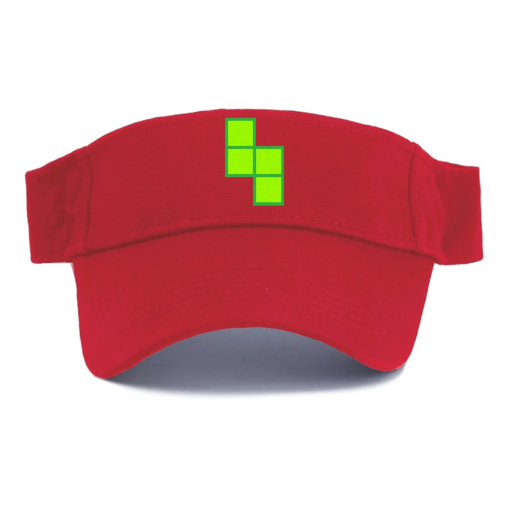 Retro 80s Tetris Blocks Green Hat