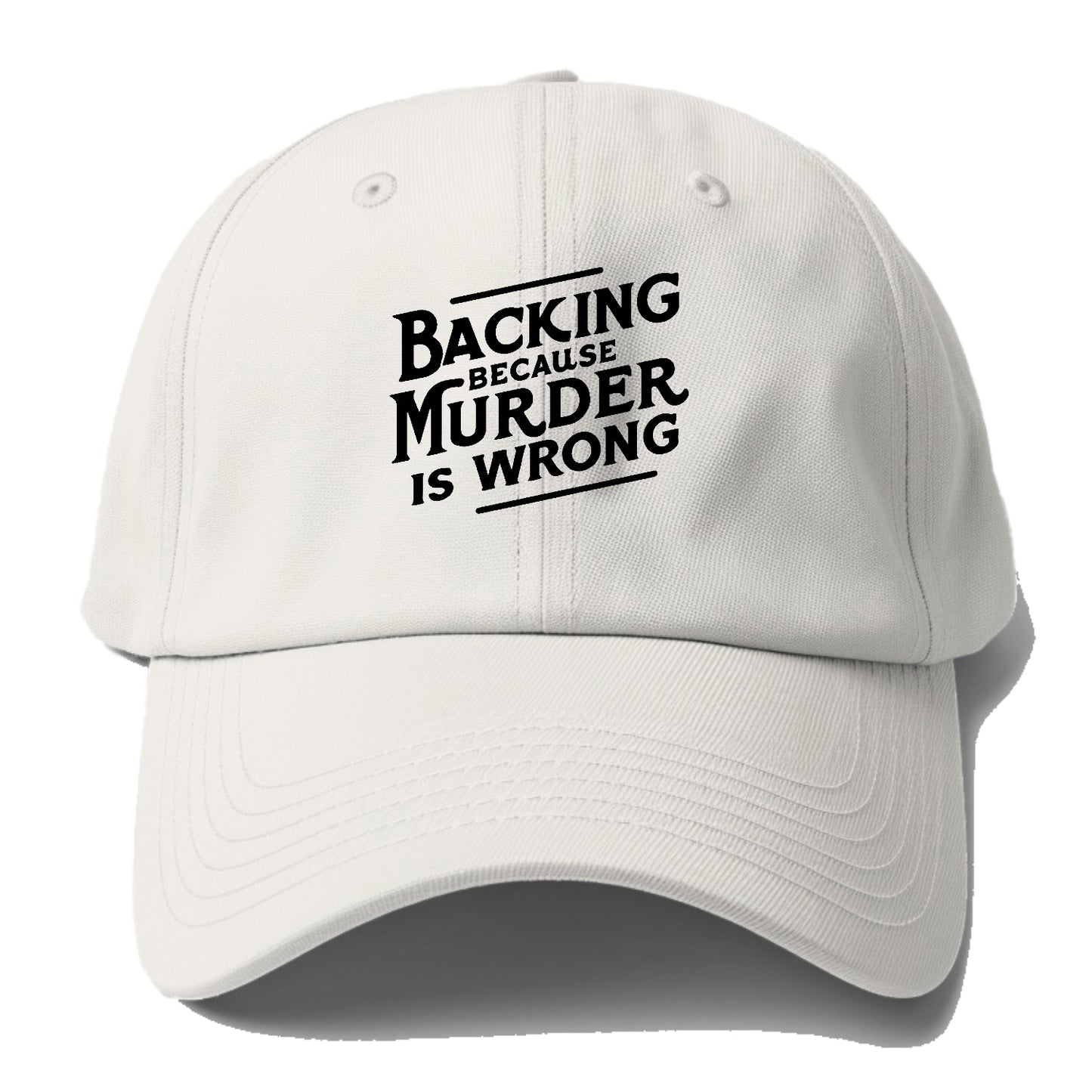 backing because murder is wrong Hat