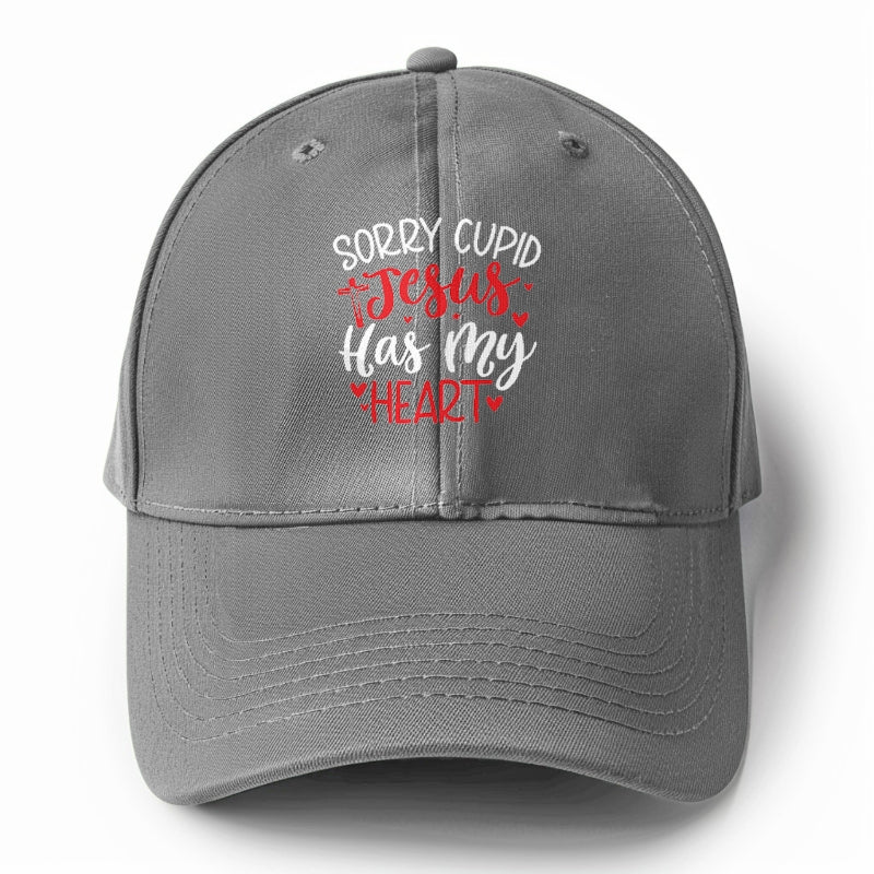 Sorry cupid jesus has my heart Hat