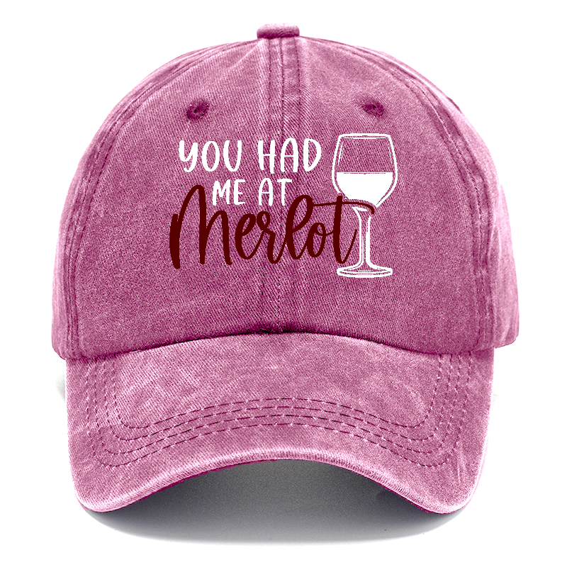 you had me at merlot Hat