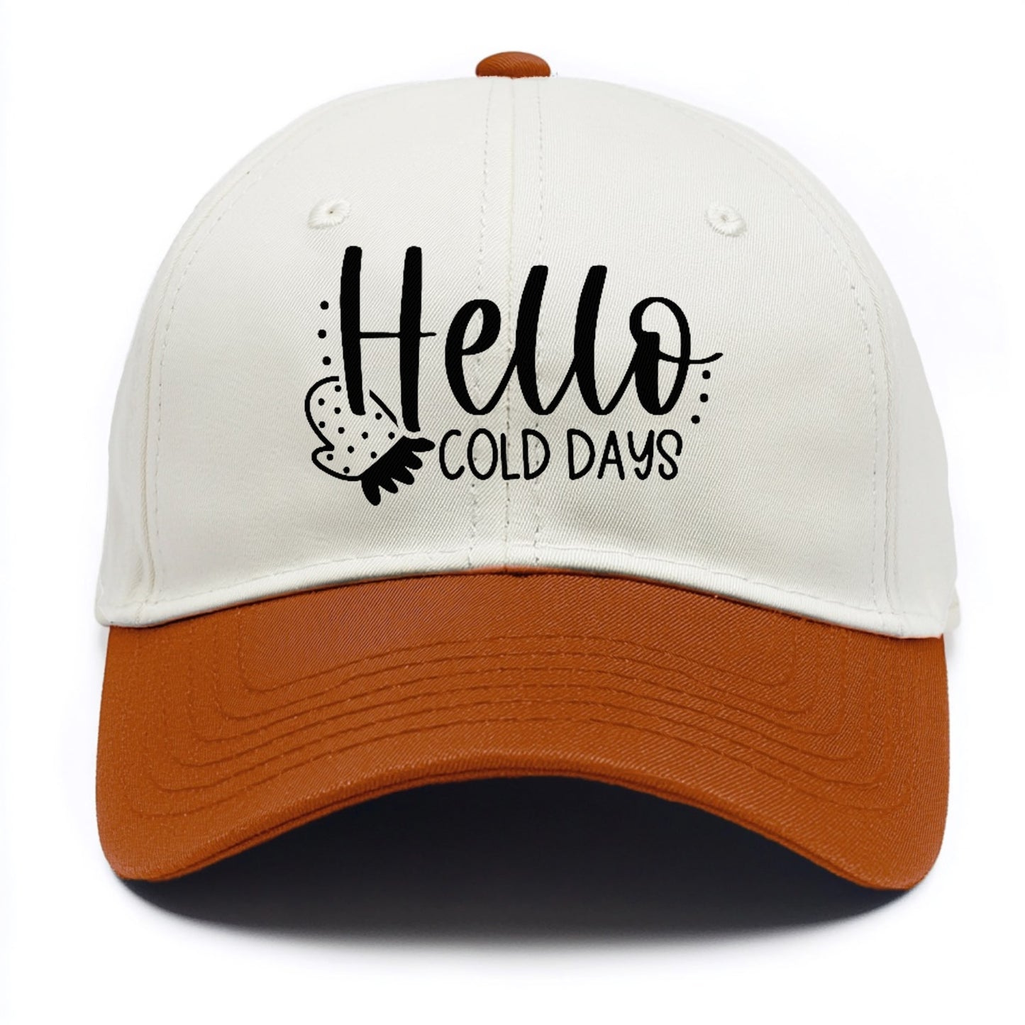 hello cold days Hat