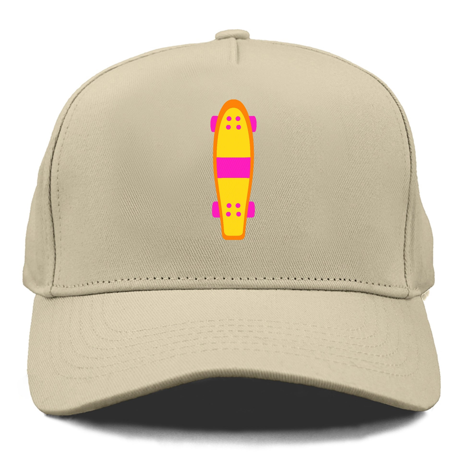 Retro 80s Long Board Orange Hat