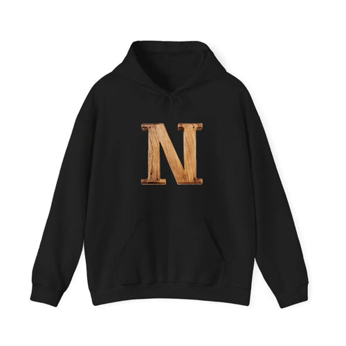 Letter N Hooded Sweatshirt