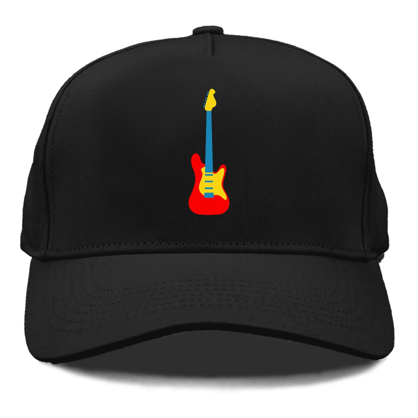 Retro 80s Guitar Red Hat