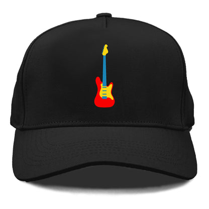 Retro 80s Guitar Red Hat