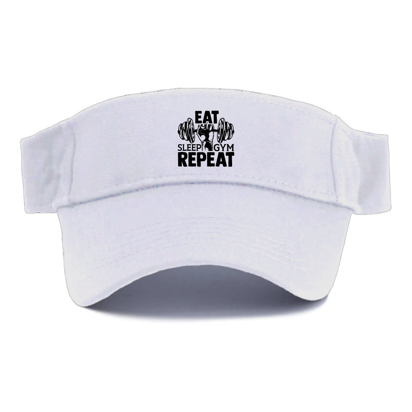 eat sleep gym repeat Hat