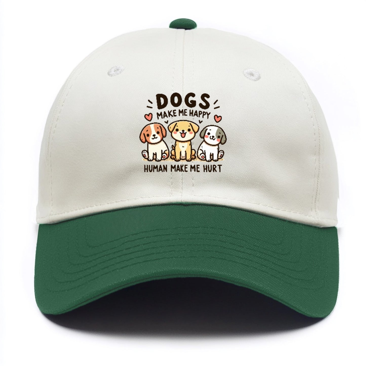 Dogs Make Me Happy Hat