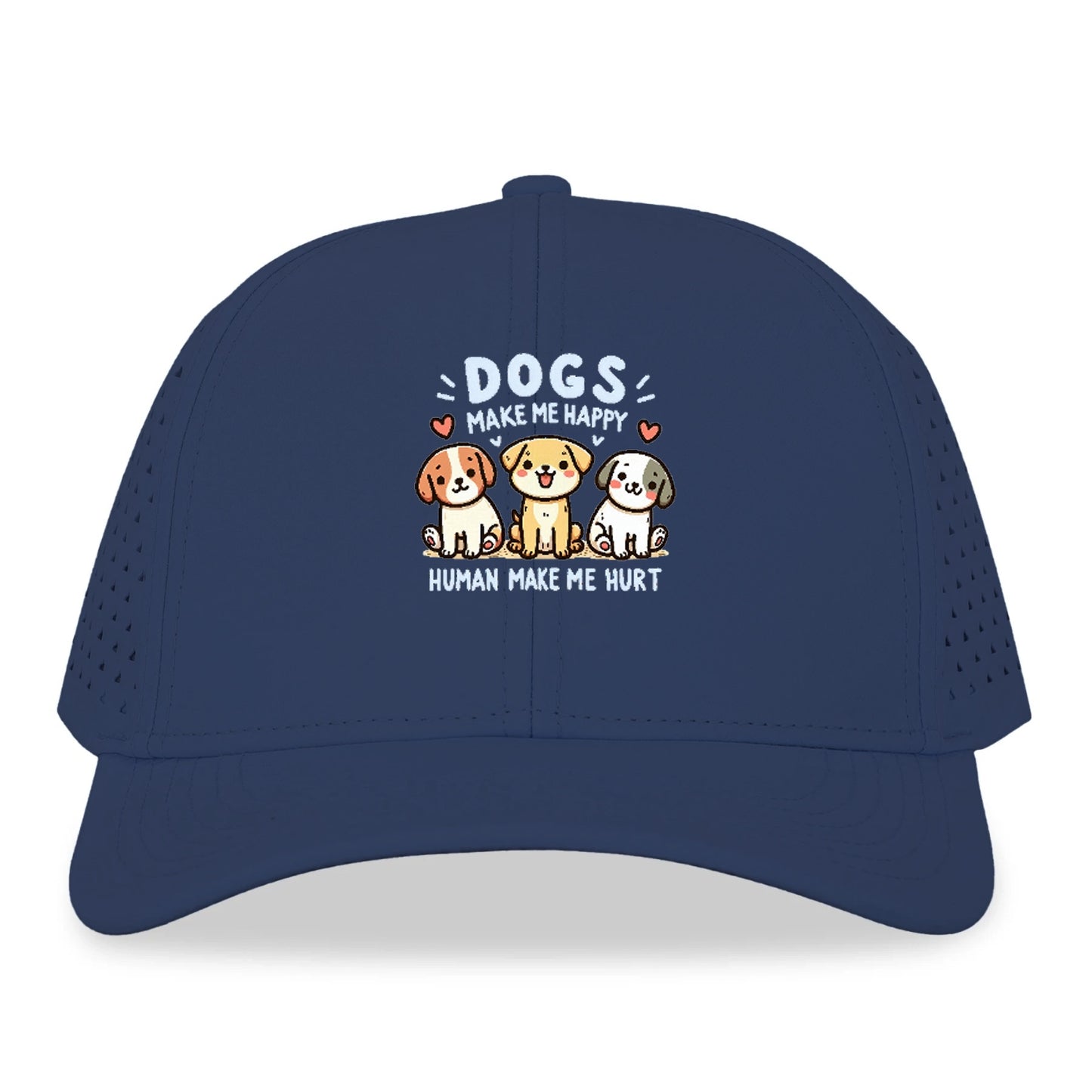 Dogs Make Me Happy Hat