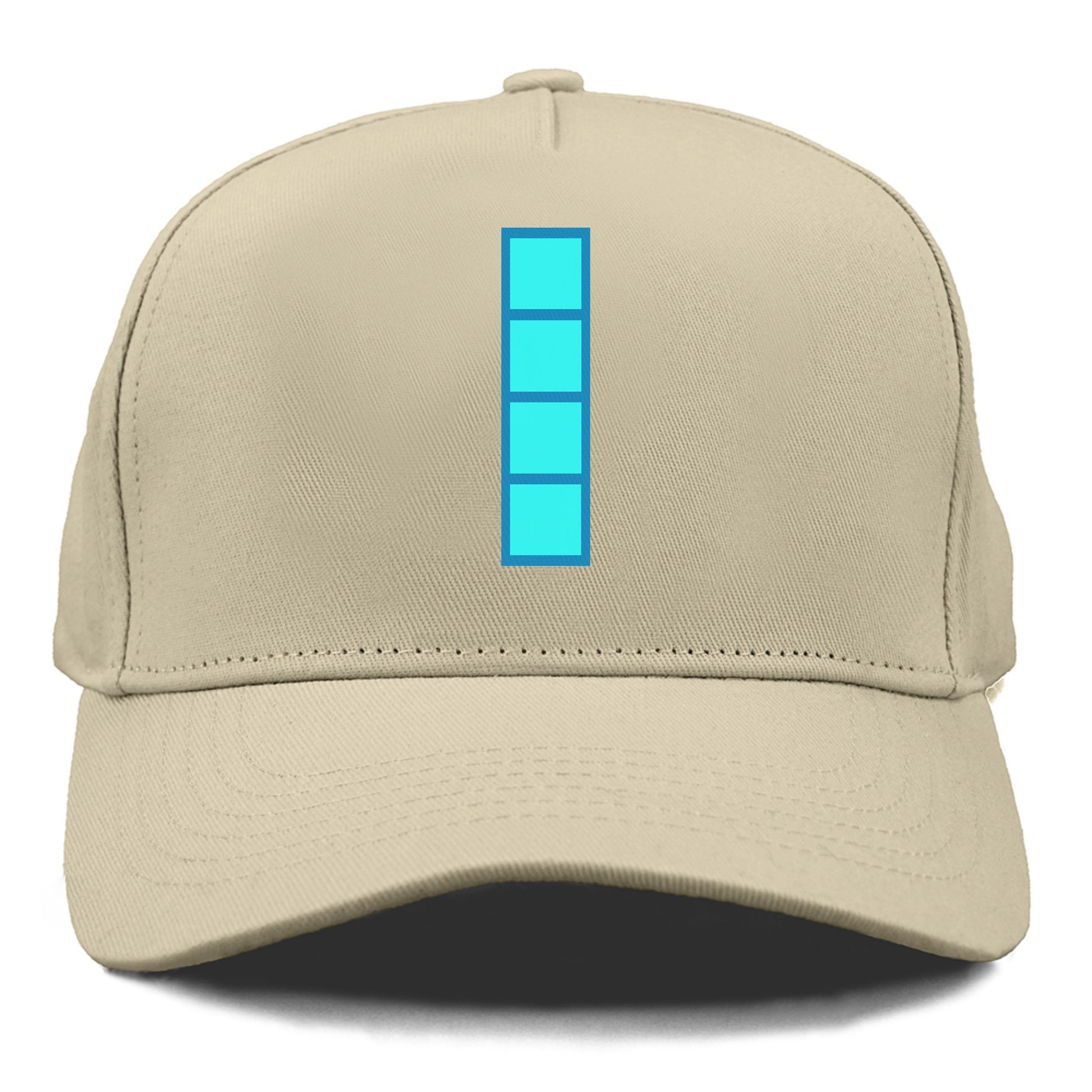 Retro 80s Tetris Blocks Blue Hat