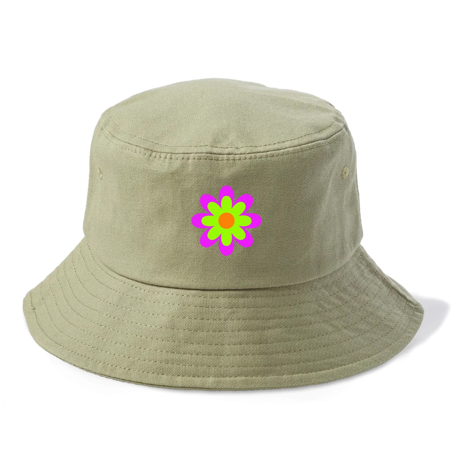 Retro 80s Flower Purple Hat