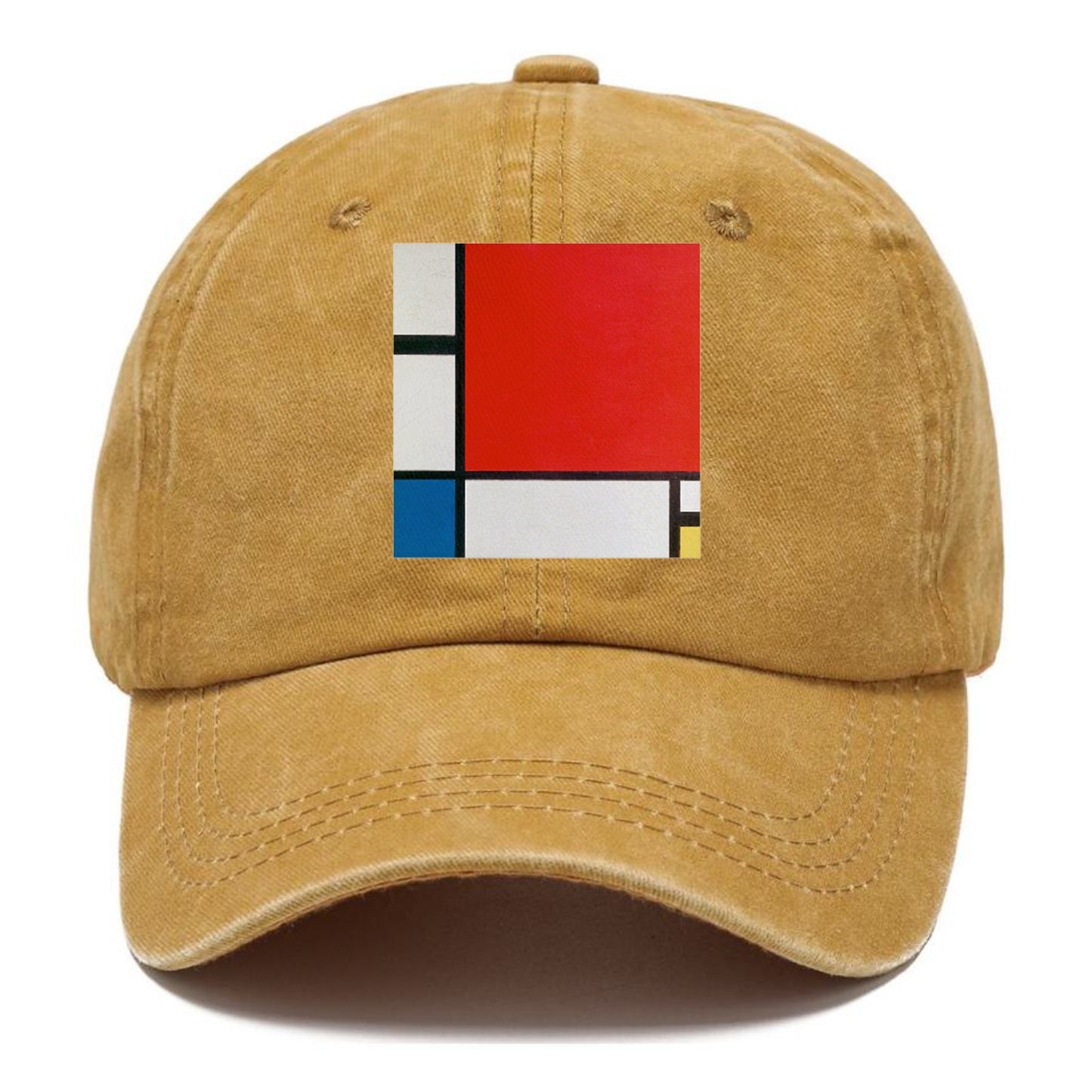 Composition with Red Blue and Yellow Hat