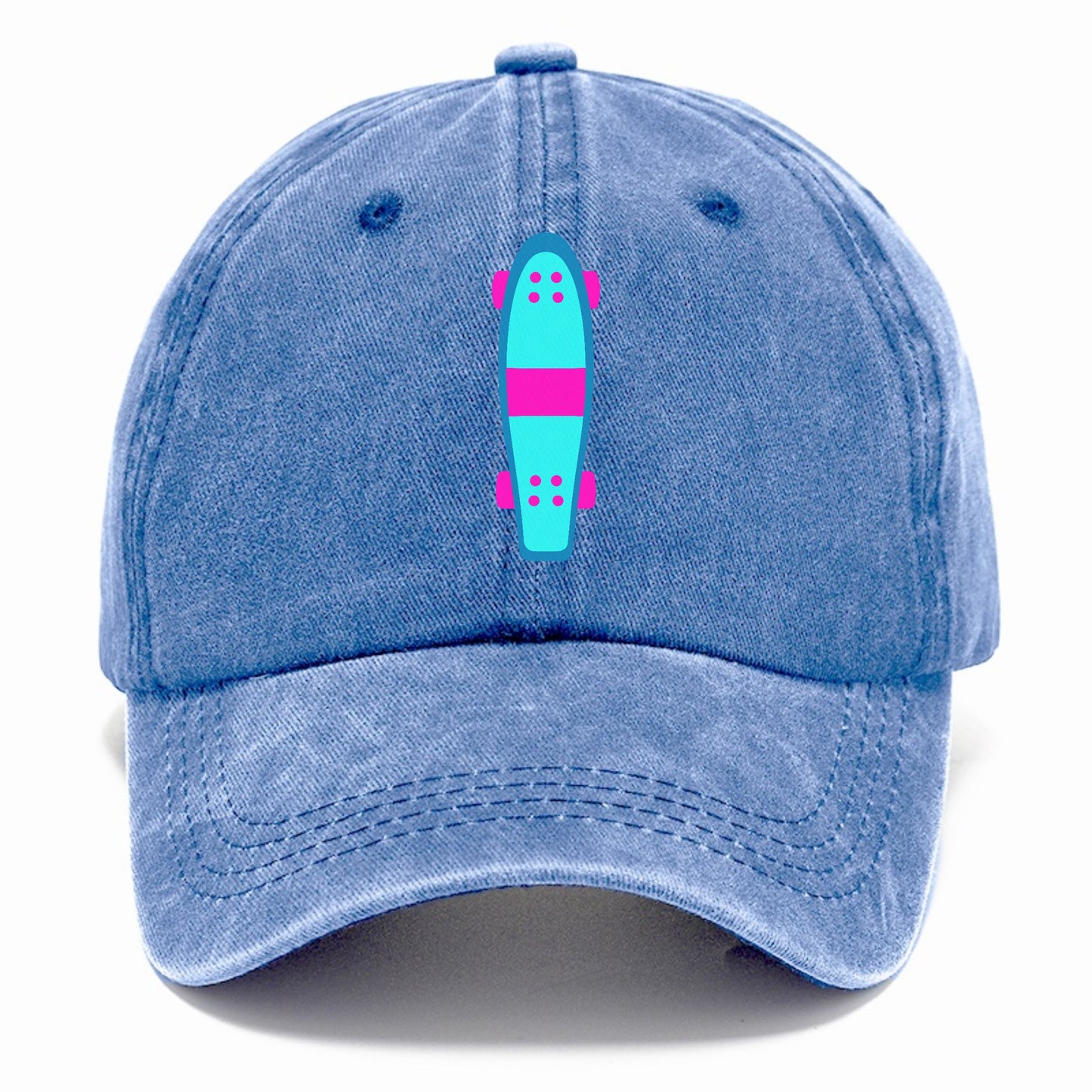 Retro 80s Long Board Blue Hat