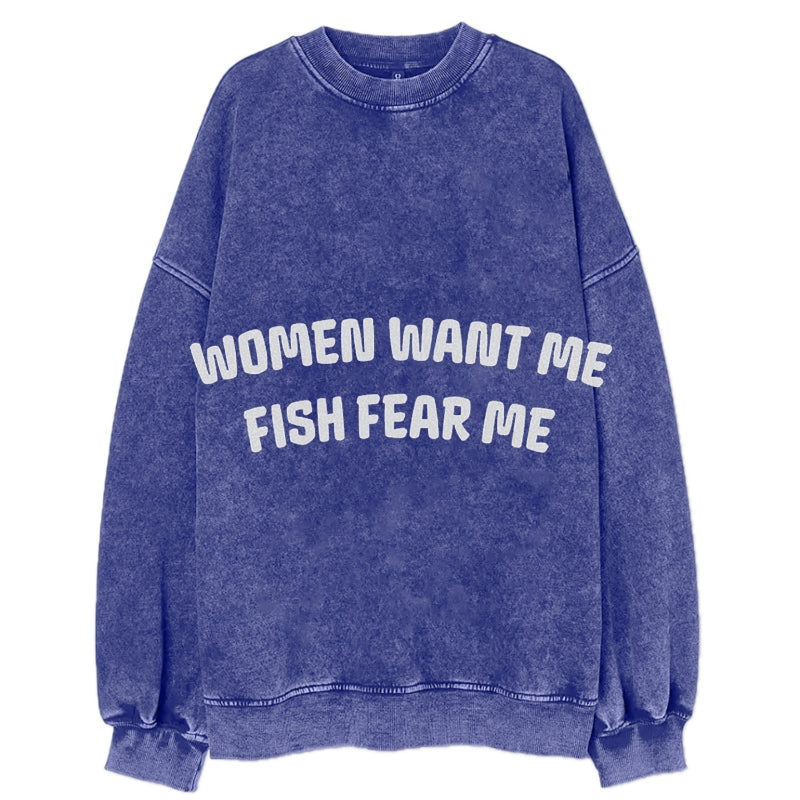 women want me fish fear me Hat