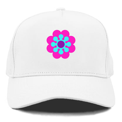 Retro 80s Flower Pink Hat