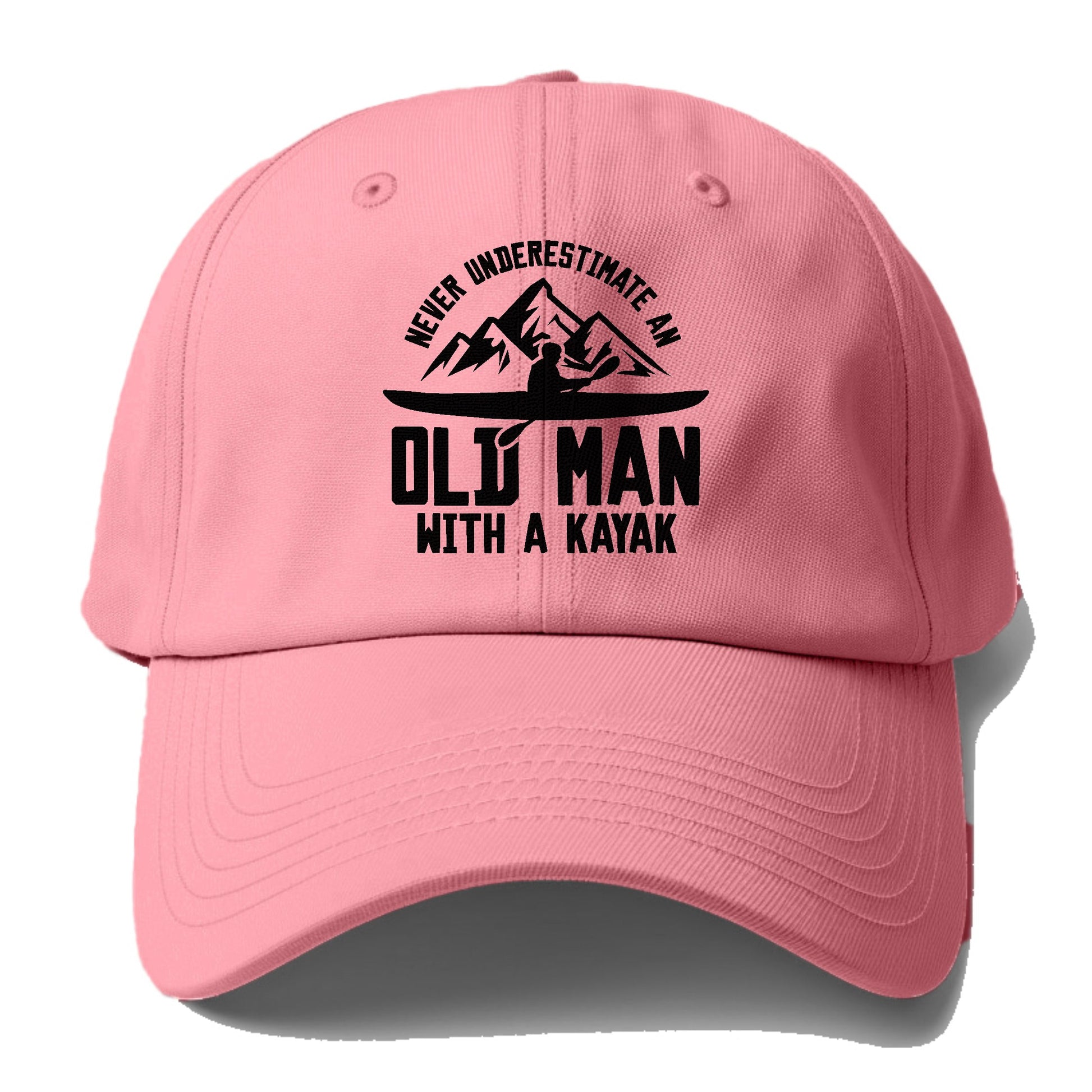 never underestimate an old man with a kayak! Hat