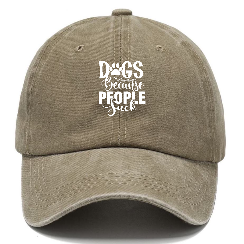 Dogs because people suck Hat