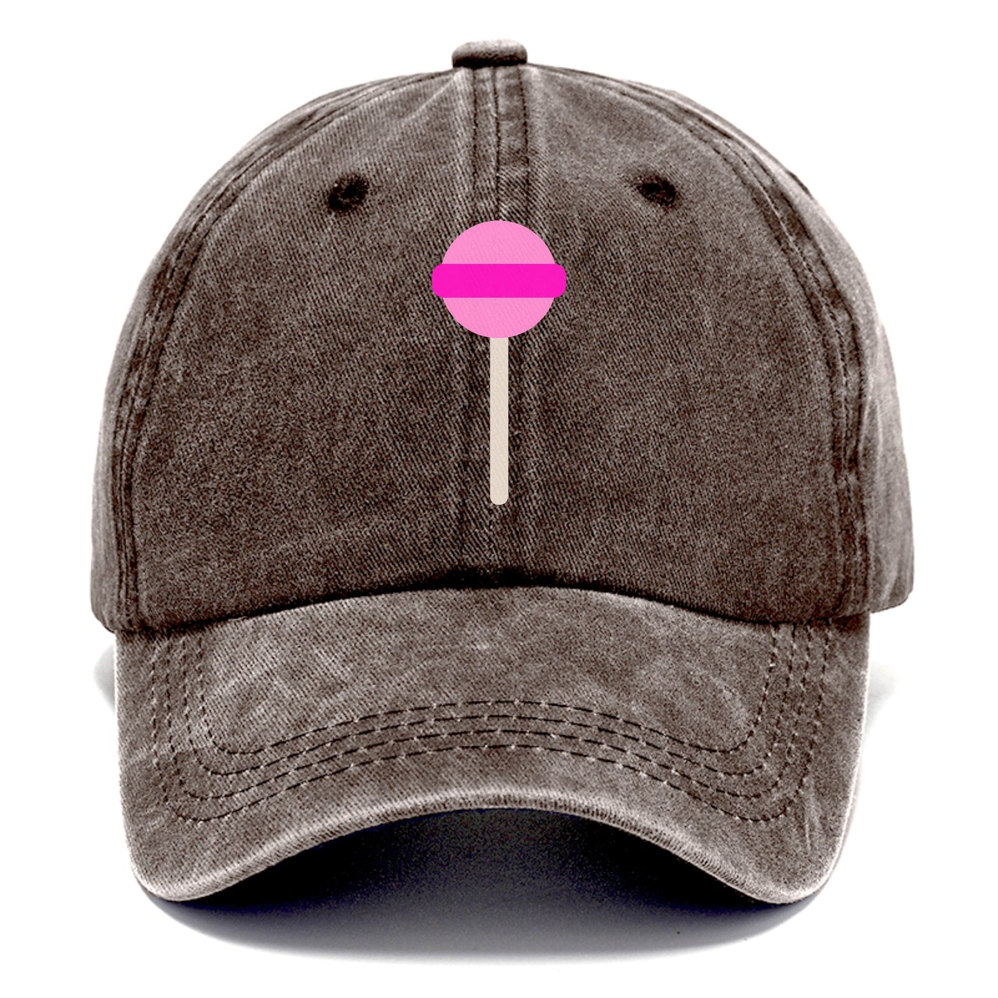 Retro 80s Lollipop Pink Hat