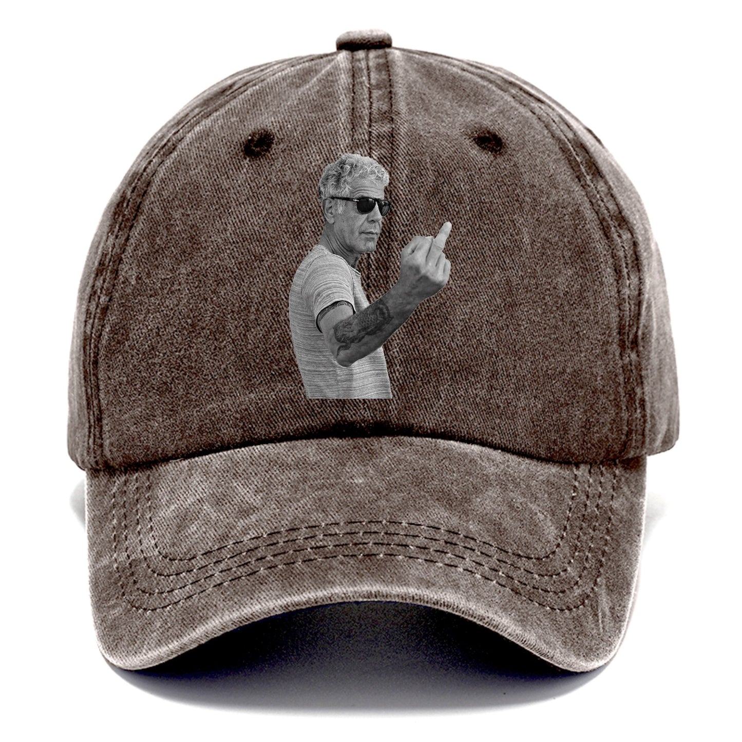 Anthony Bourdain Middle Finger Hat