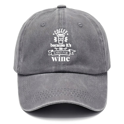 Morning Fuel: Because It's Too Early for Wine Hat