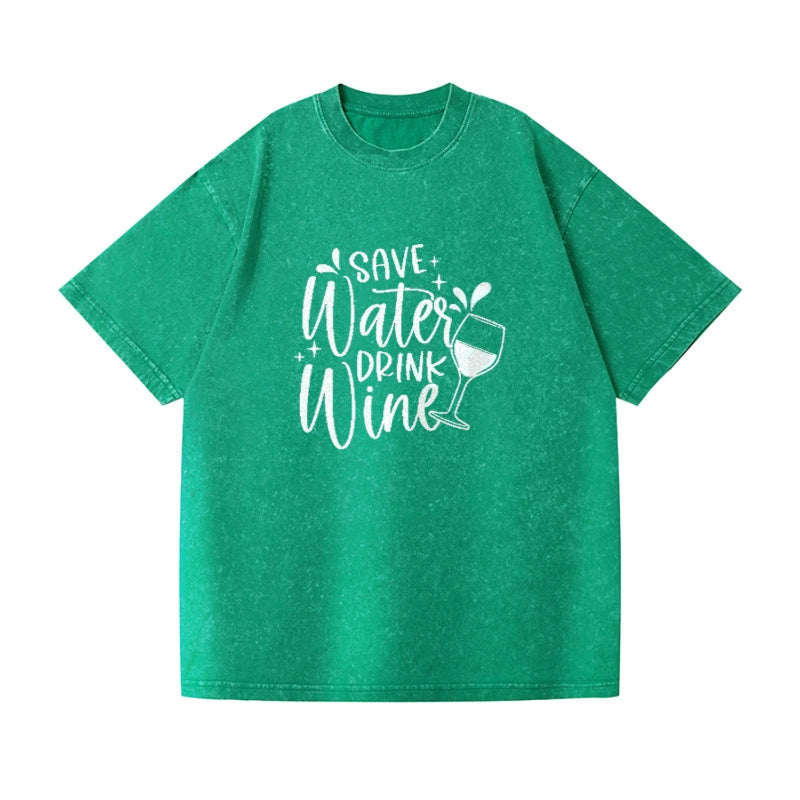 save water drink wine Hat