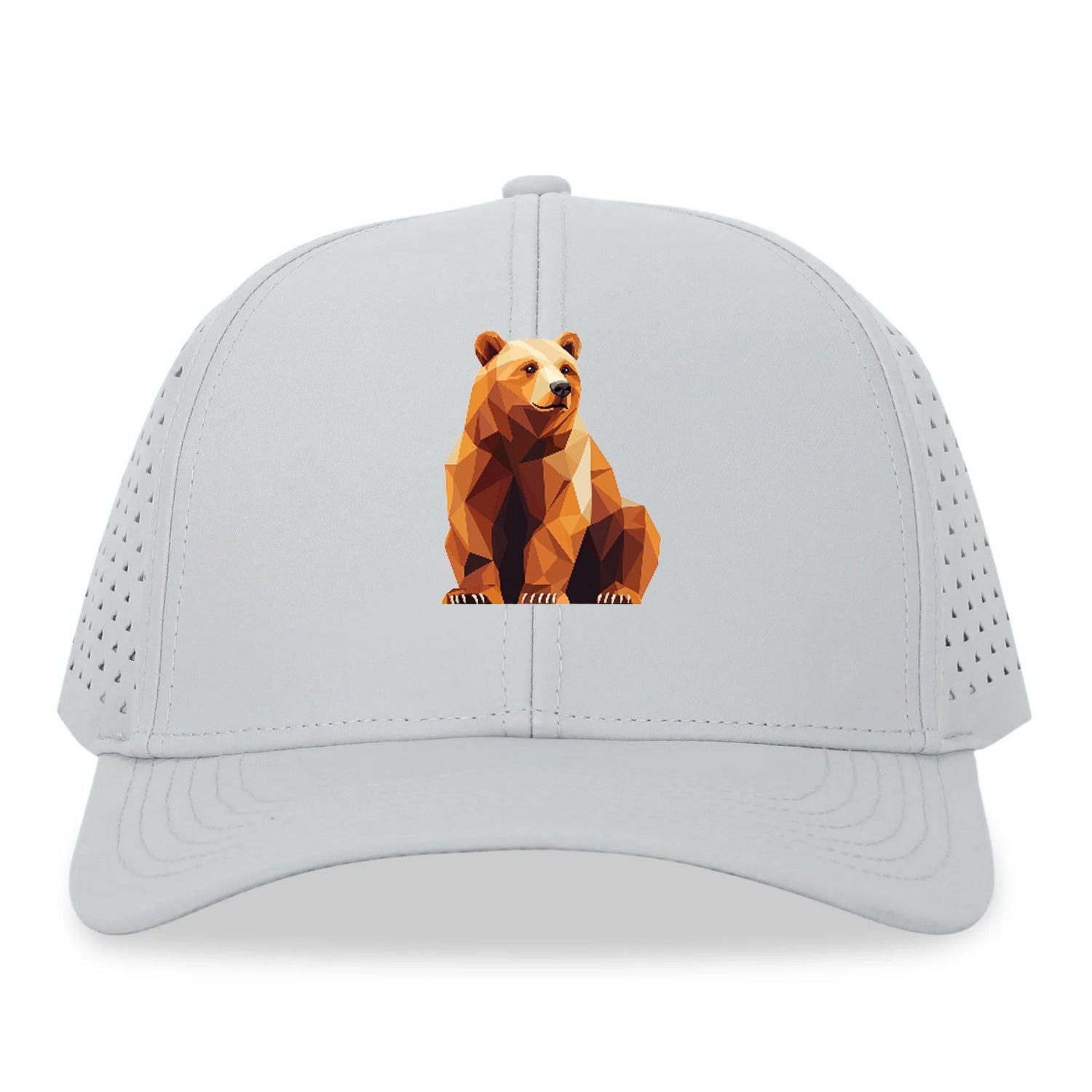 Geometric Bear in Rest Hat