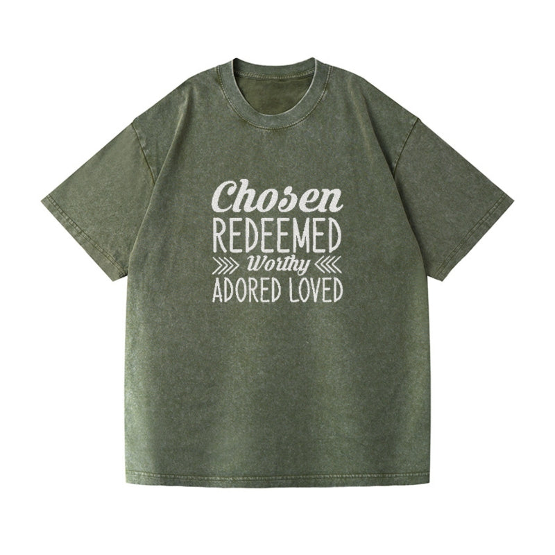 Chosen redeemed worthy adored loved Hat