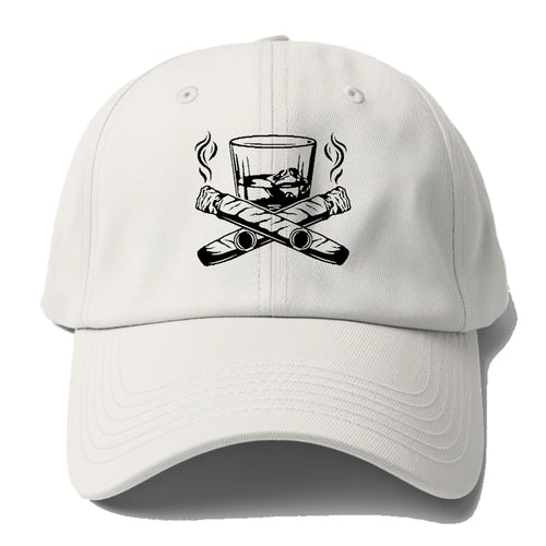 Whiskey And Cigar Baseball Cap