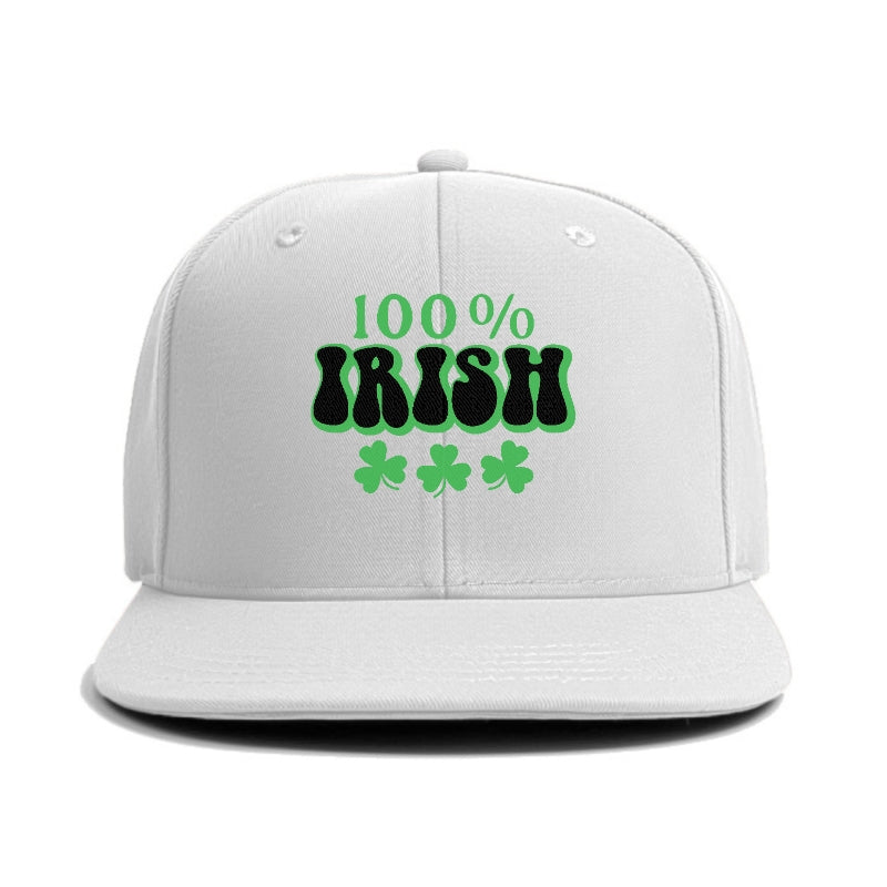 100 Percent Irish Shamrock Hat