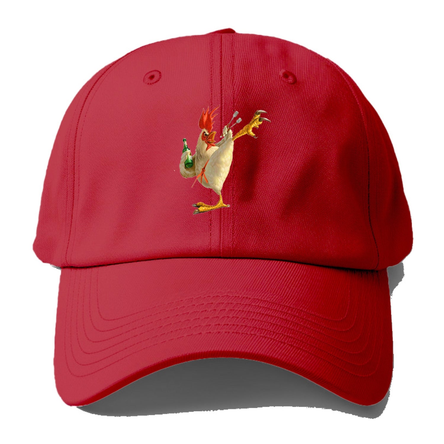 Crazy Rooster Fantasy Art Hat