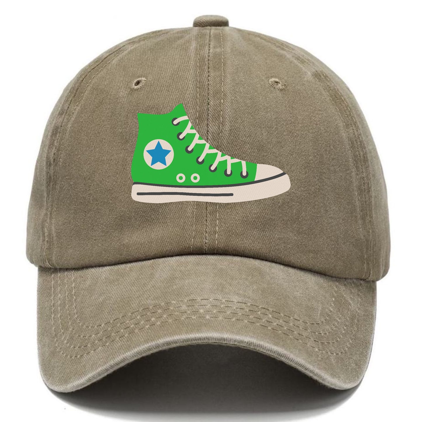 Retro 80s Converse Shoe Green Hat