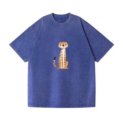 Charming Cheetah Playful Spots Vintage T-shirt