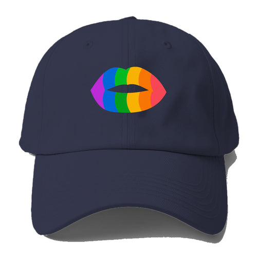 Rainbow Kiss Baseball Cap For Big Heads
