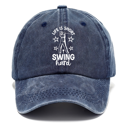 Life Is Short Swing Hard Hat