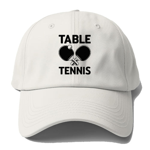 Table Tennis Baseball Cap