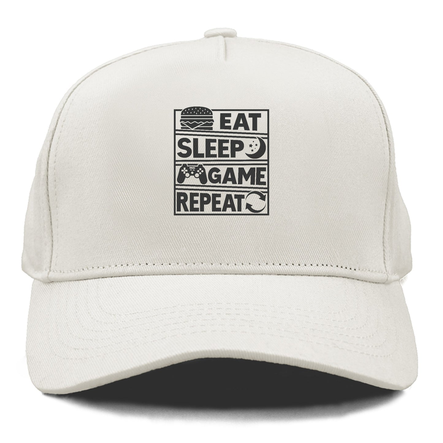 Eat Sleep Game Repeat Hat