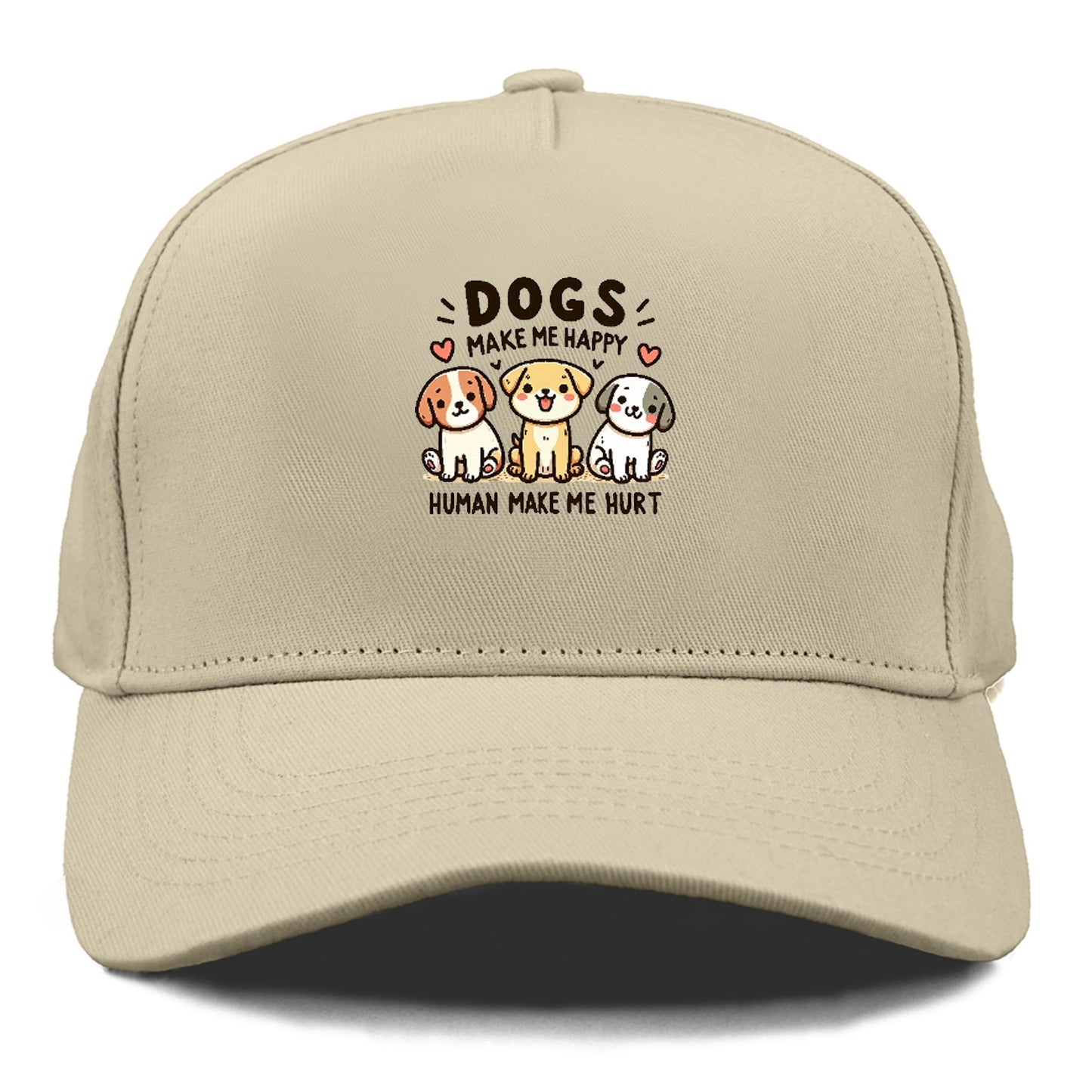 Dogs Make Me Happy Hat