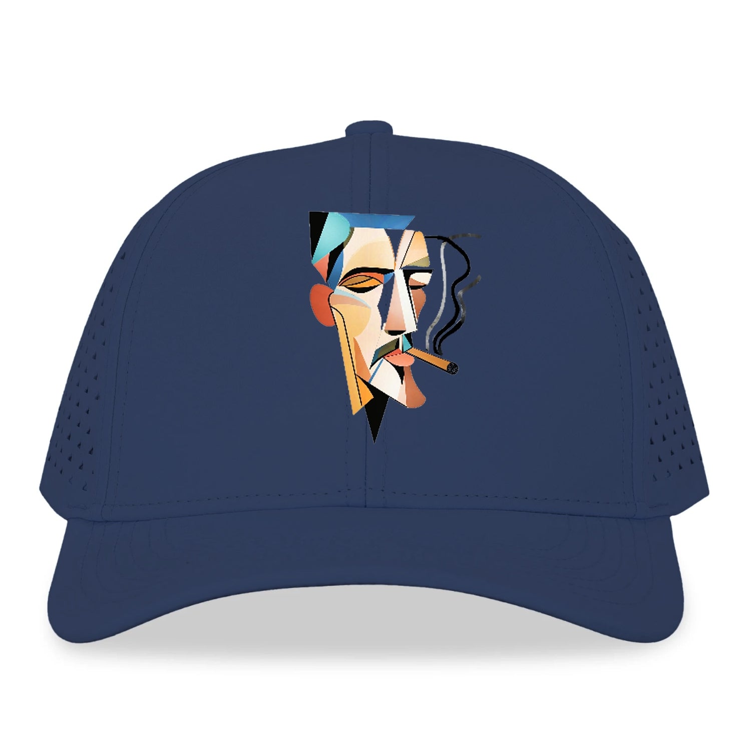 Abstract Smoking Man Hat