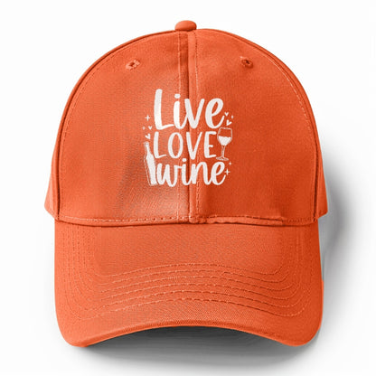 live love wine Hat