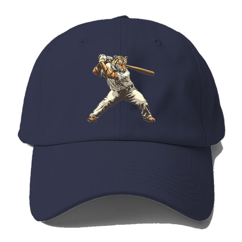 Home Run Tiger Baseball Cap For Big Heads