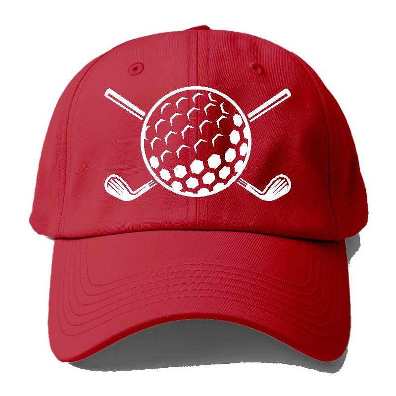 Golf Ball And Clubs Hat