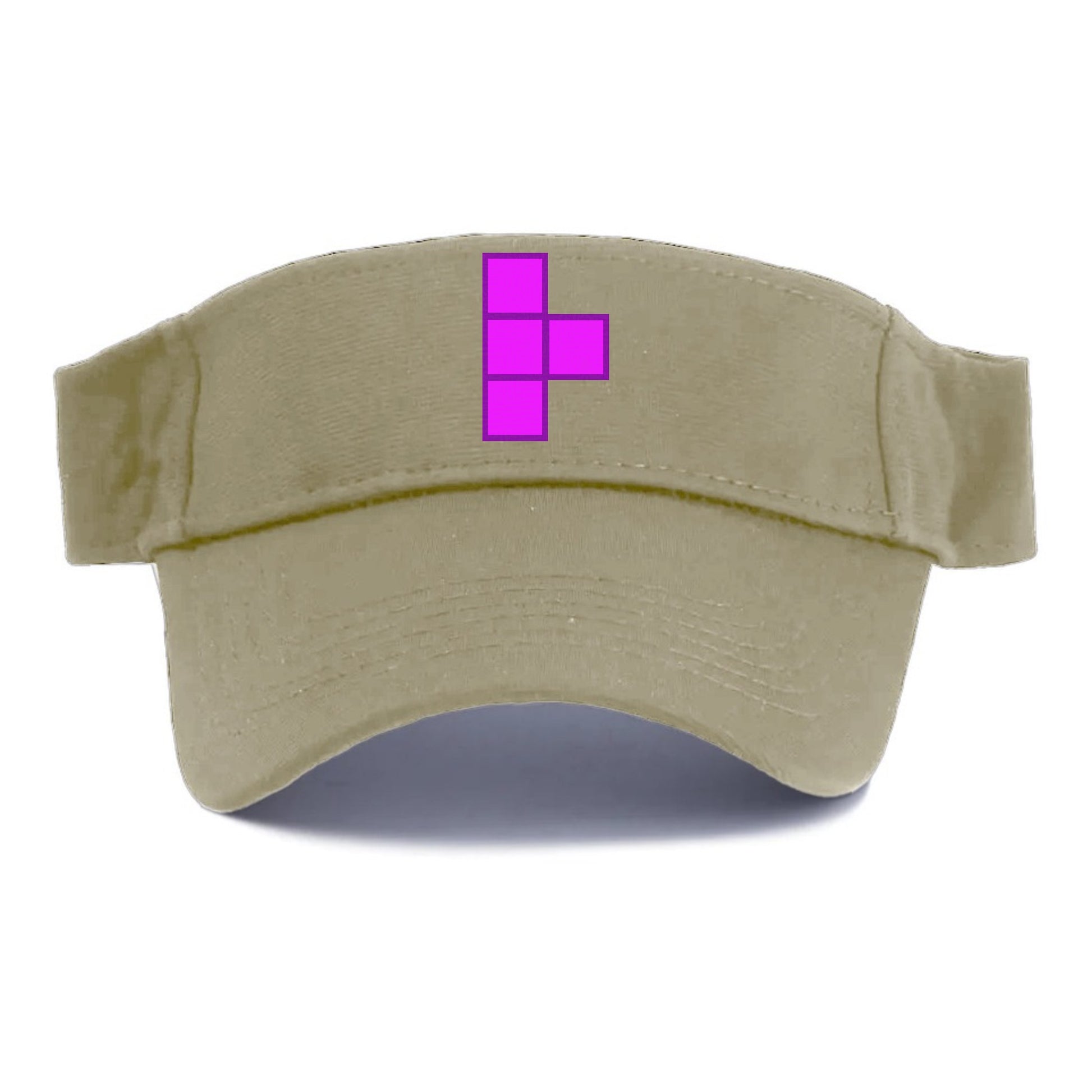 Retro 80s Tetris Blocks Purple Hat