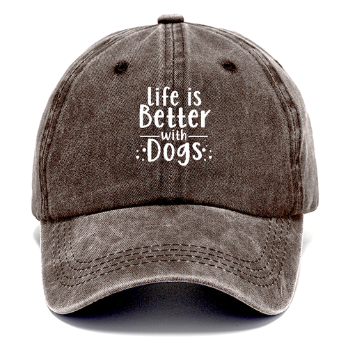 Life Is Better With Dogs Classic Cap