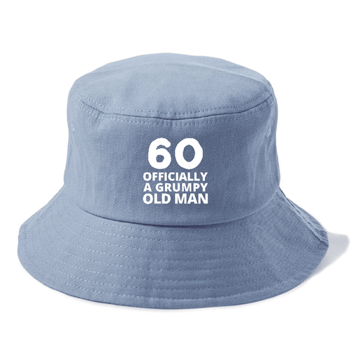 60 Officially A Grumpy Old Man Bucket Hat